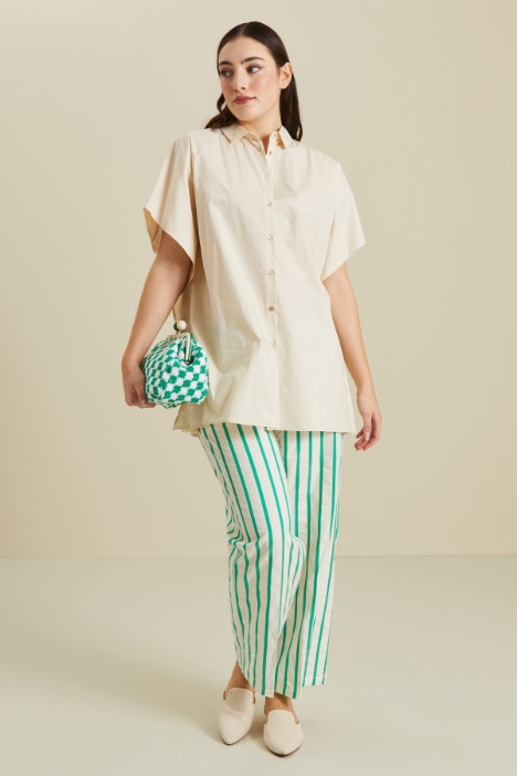 Camicia in popeline di cotone Fashion Market