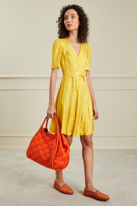 Abito in viscosa jacquard Fashion Market