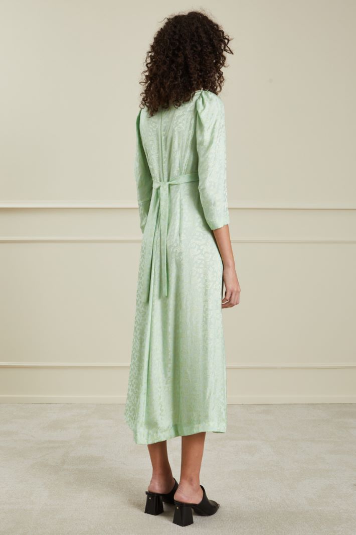 Abito in viscosa jacquard - MENTA - Fashion Market - 4