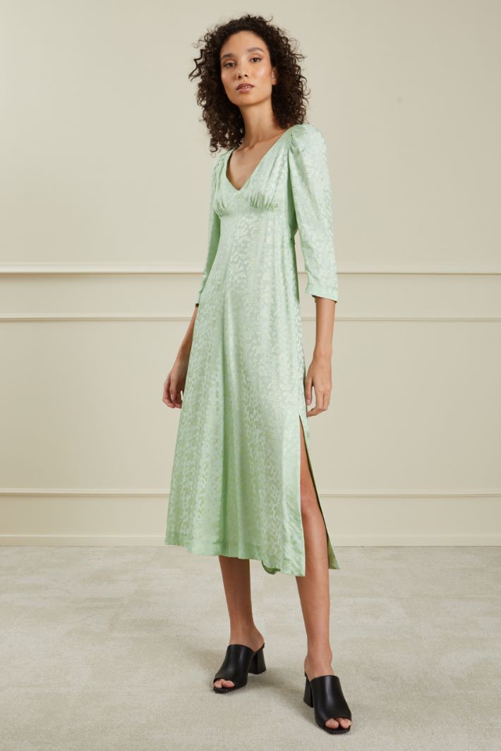 Abito in viscosa jacquard - MENTA - Fashion Market - 2