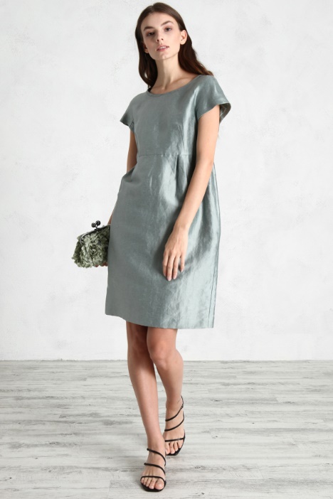 Abito sfiancato raso di seta Fashion Market