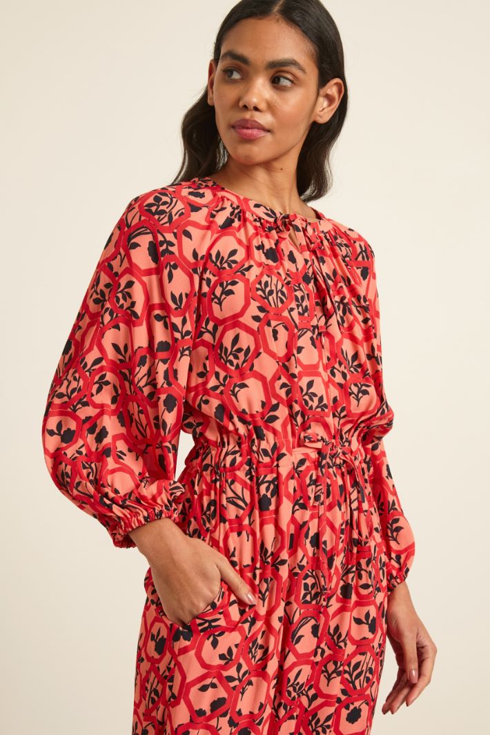 Tuta fluida in sablè Fashion Market - 3