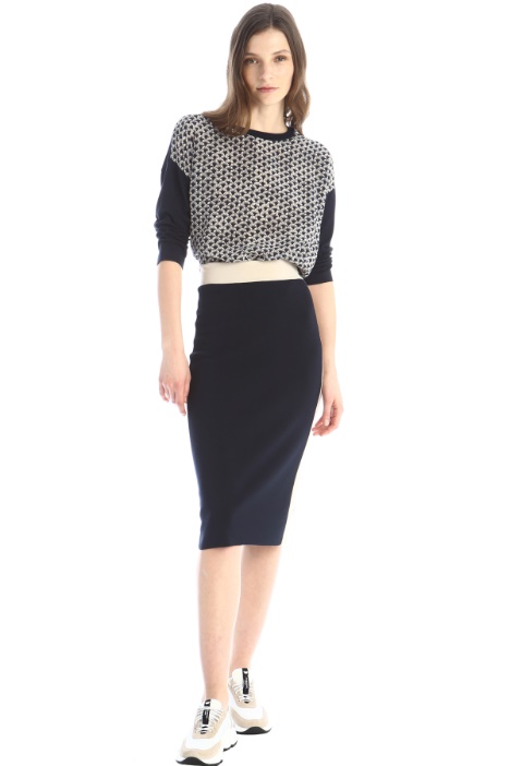 Gonna a tubino in viscosa
 Fashion Market