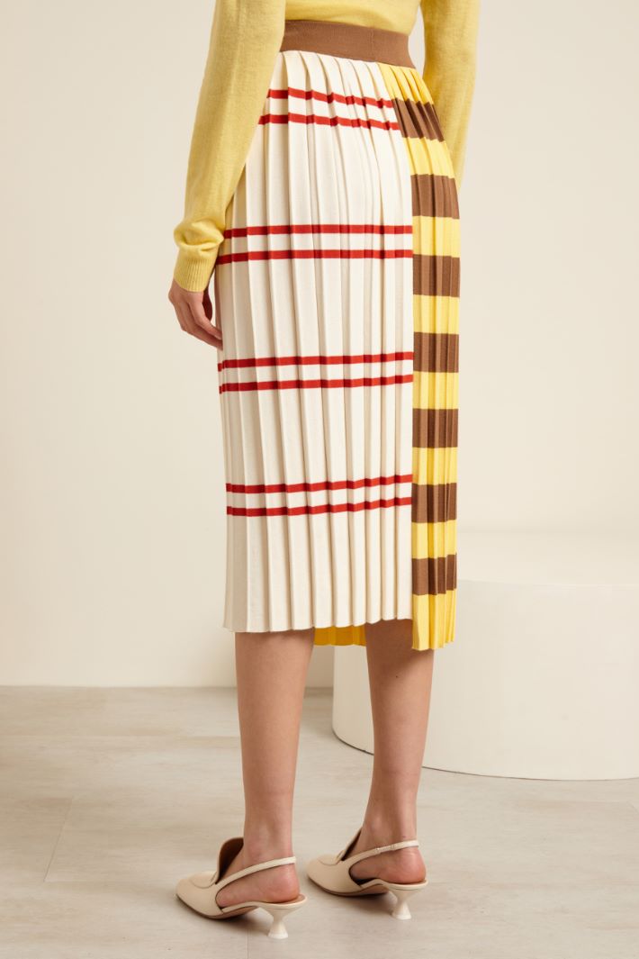Gonna in maglia plissè Fashion Market - 4