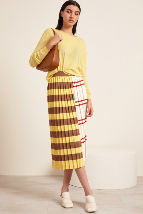 Gonna in maglia plissè Fashion Market