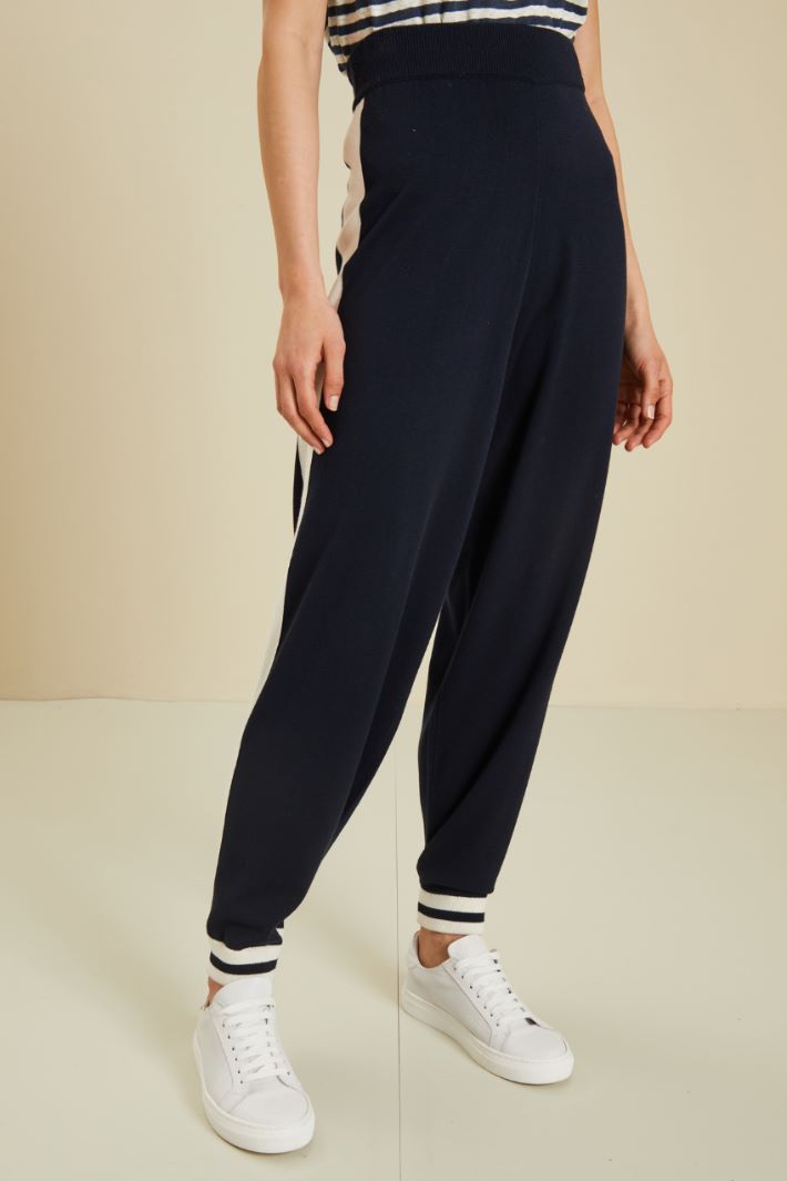 Pantaloni jogging in maglia Fashion Market - 2