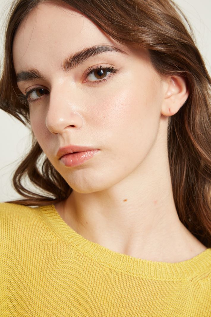 Maglia in puro lino - GIALLO - Fashion Market - 3