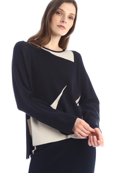 Maglia in viscosa jacquard Fashion Market