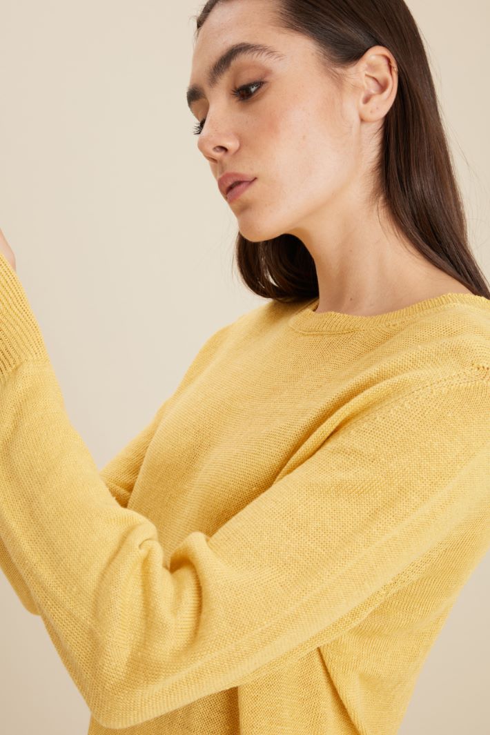 Maglia in filato di lino Fashion Market - 3