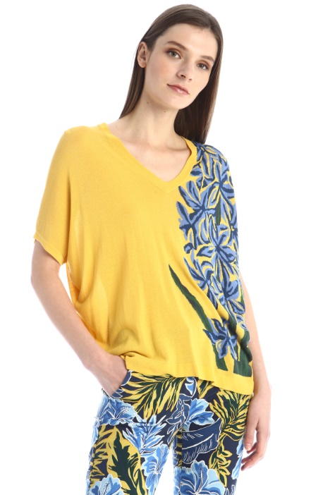 Maglia con intarsio Fashion Market