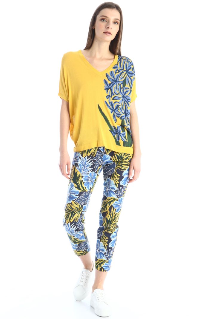 Maglia con intarsio Fashion Market