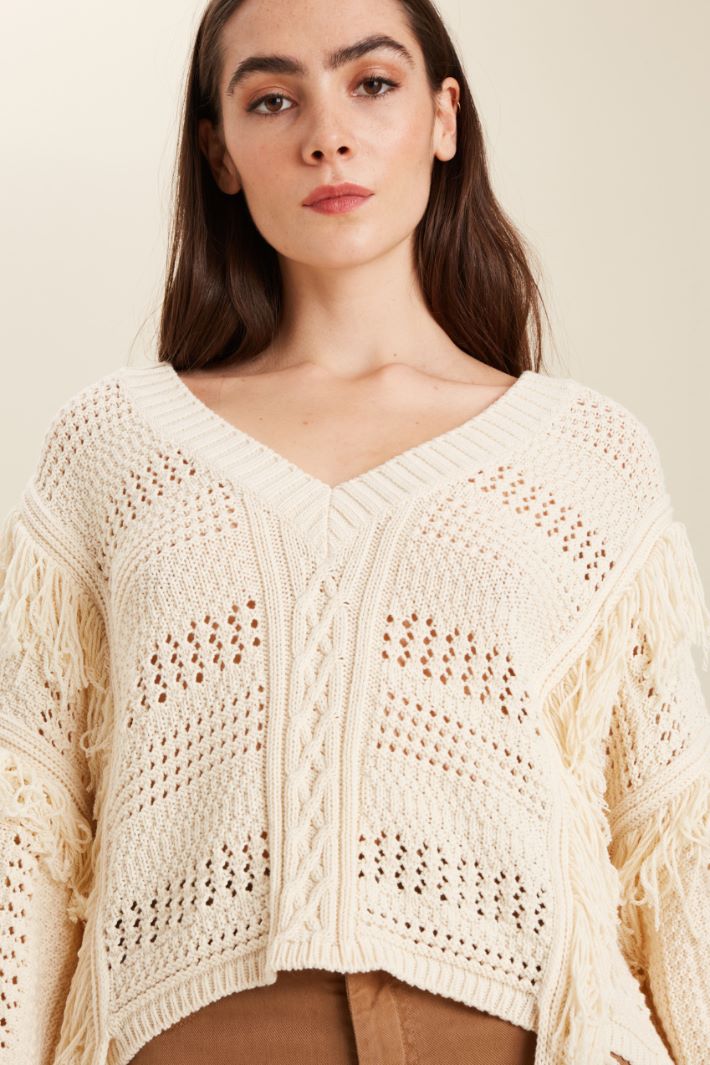 Maglia ampia in cotone Fashion Market - 3