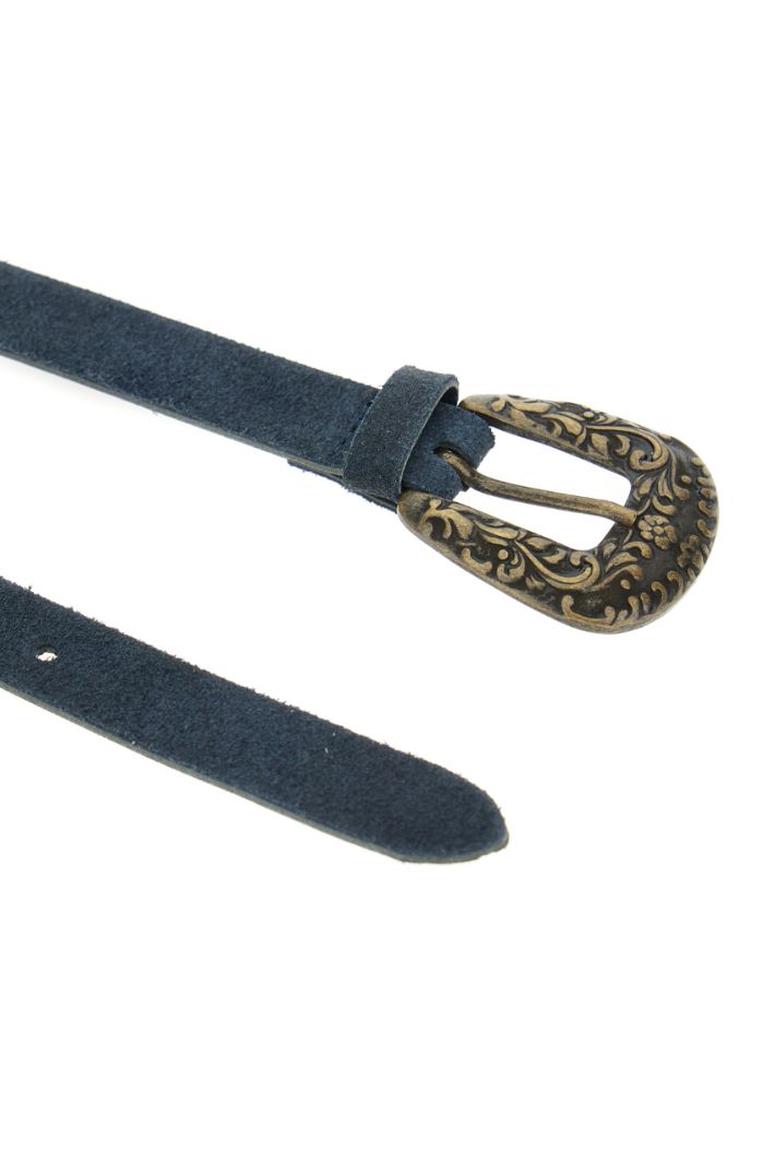 Cintura in suede - BLU ORO - Fashion Market - 2