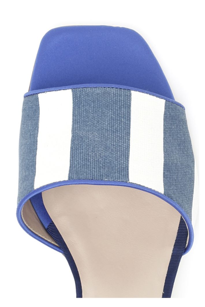 Mule con tacco a sfera - BLUETTE BIANCO - Fashion Market - 5