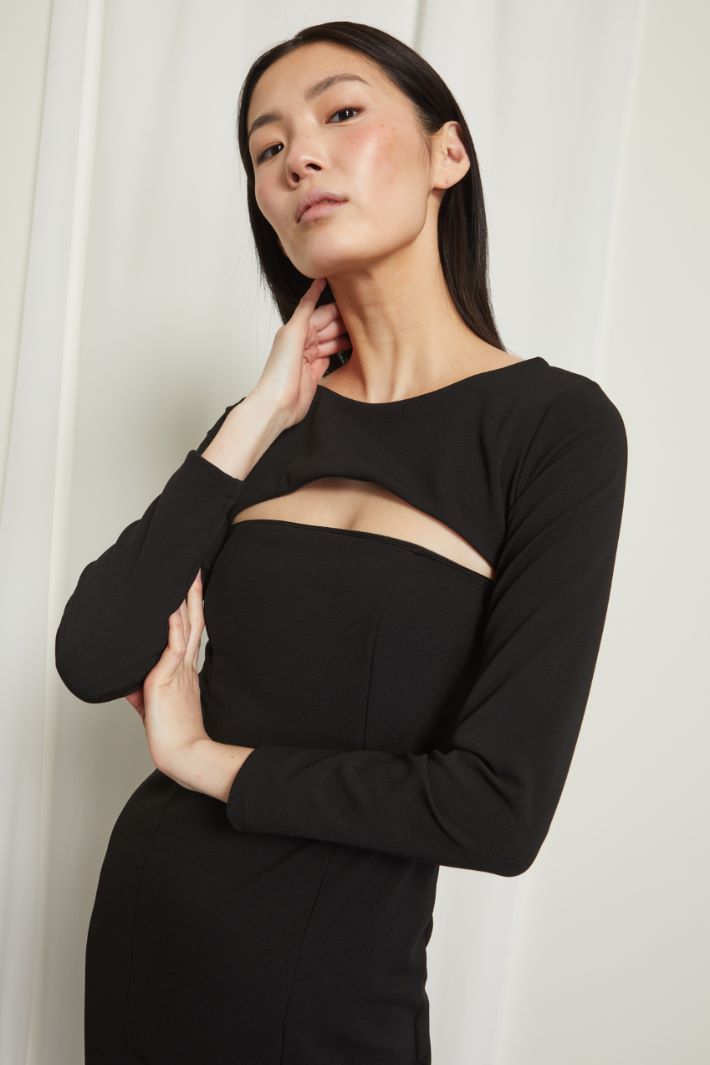 Abito con coprispalle Fashion Market - 4