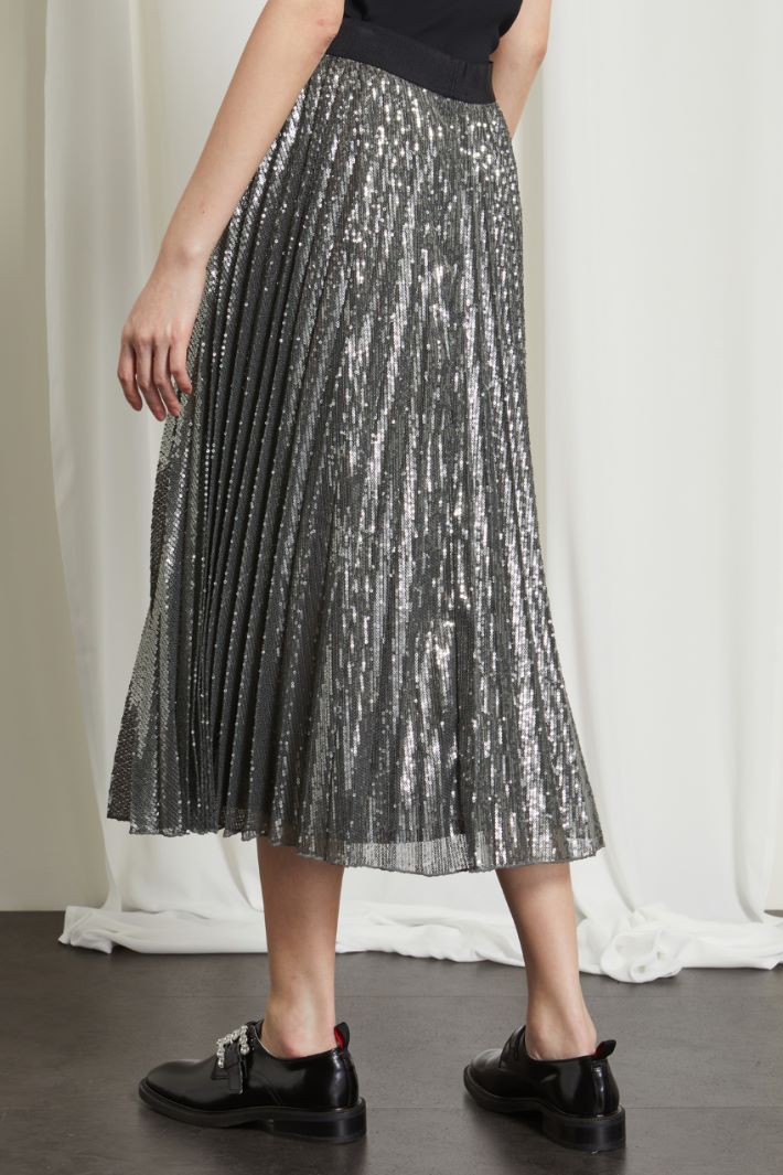 Gonna con paillettes all over Fashion Market - 4