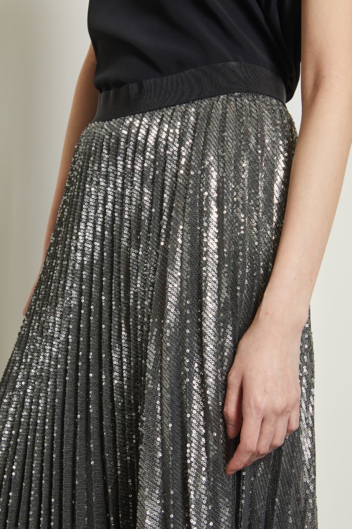 Gonna con paillettes all over Fashion Market - 3