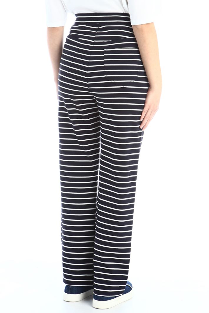 Pantaloni jersey con bottoni Fashion Market - 4