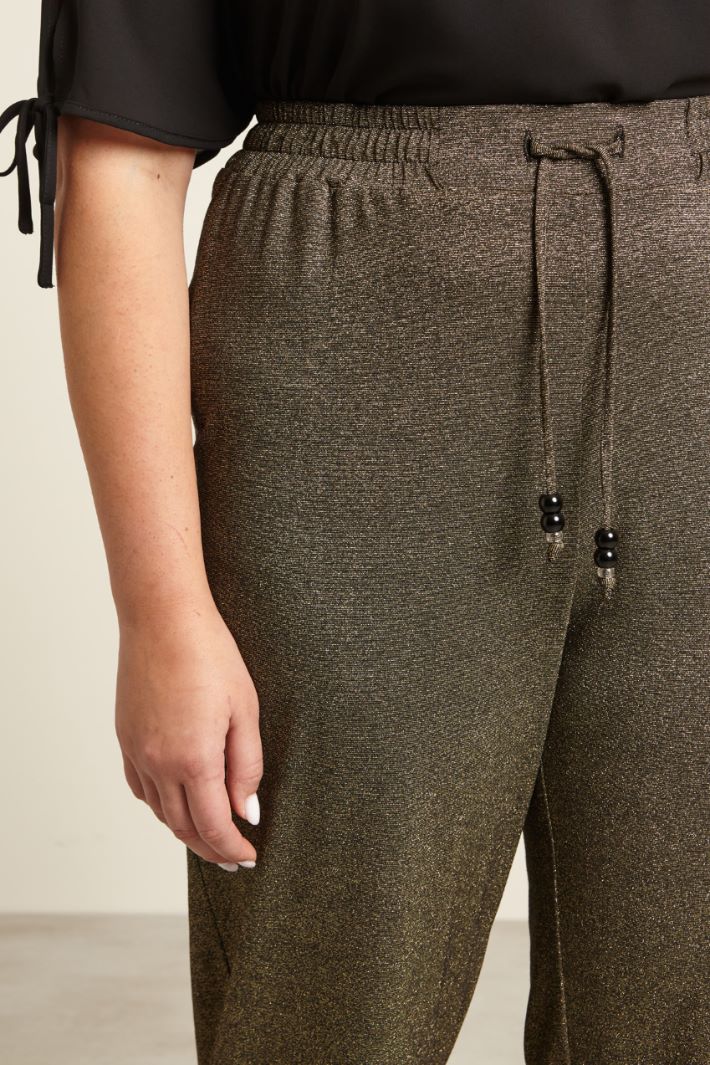 Pantaloni in jersey lamè Fashion Market - 3