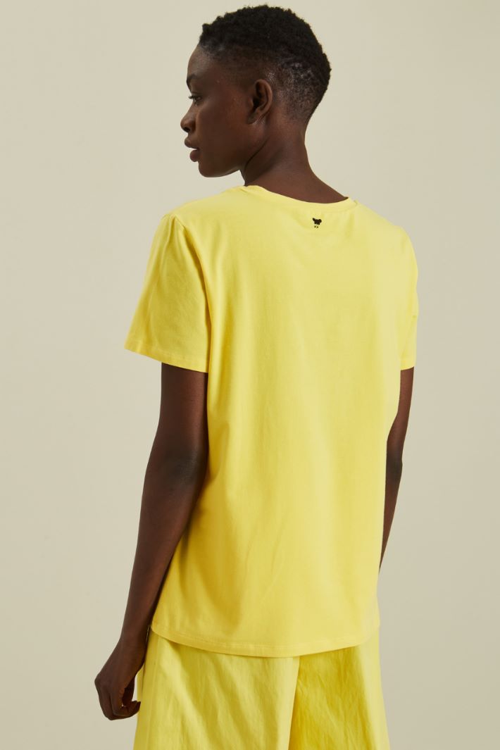 T-shirt in jersey di cotone Fashion Market - 4