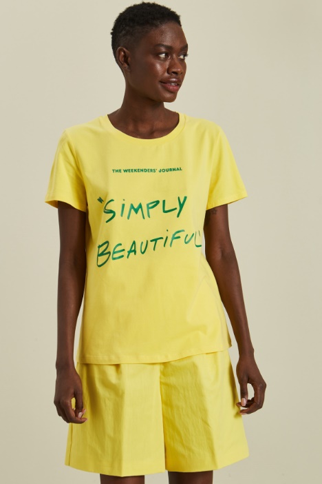 T-shirt in jersey di cotone Fashion Market