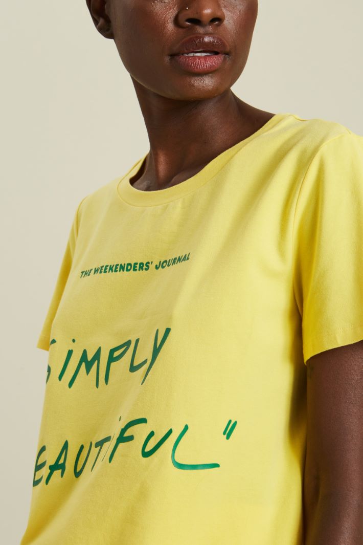 T-shirt in jersey di cotone Fashion Market - 3