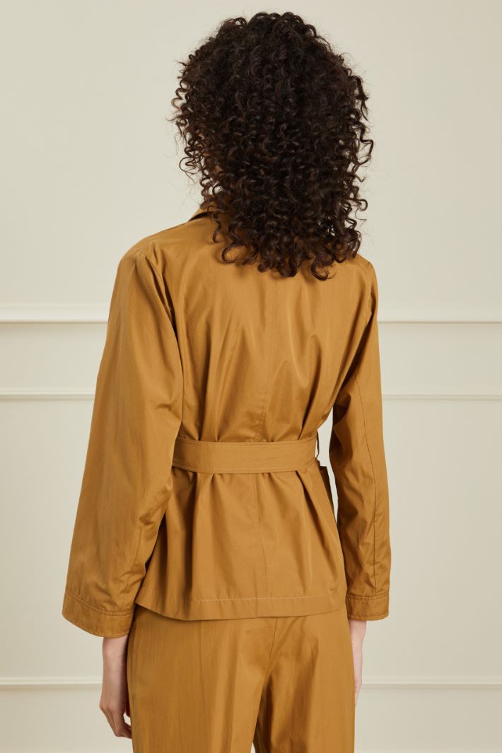 Giacca corta con cintura Fashion Market - 4