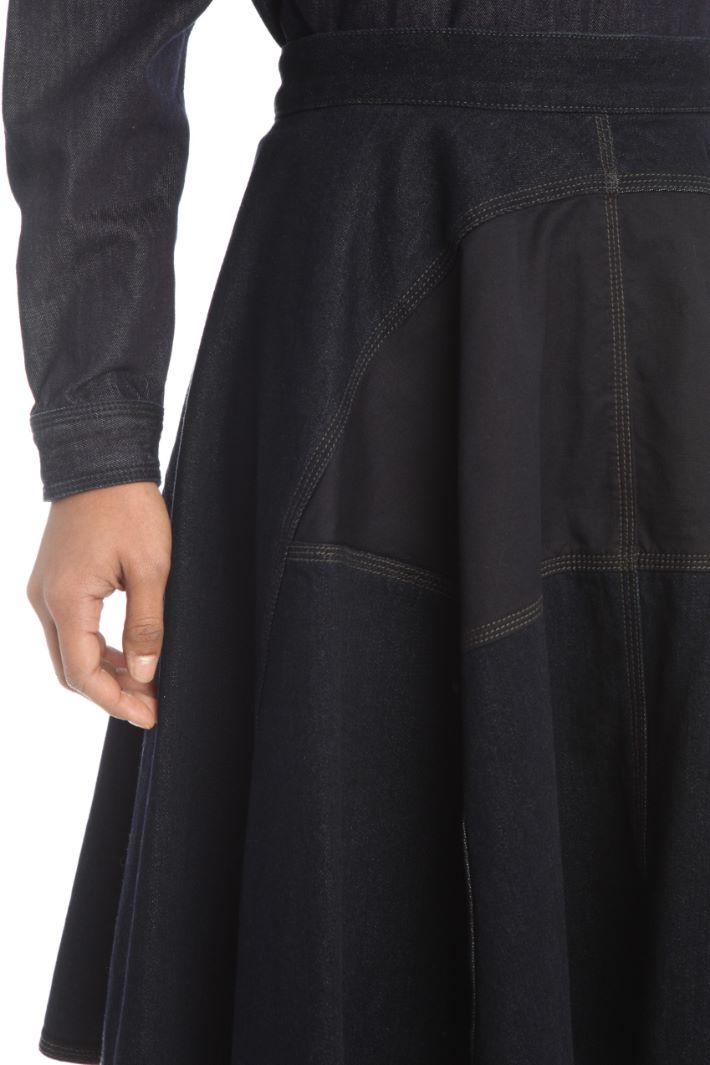 Gonna in denim e gabardine Fashion Market - 3