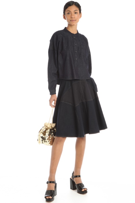 Gonna in denim e gabardine Fashion Market