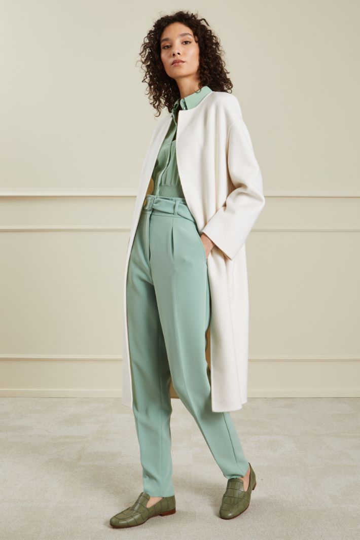 Pantaloni in cady  - MENTA - Fashion Market