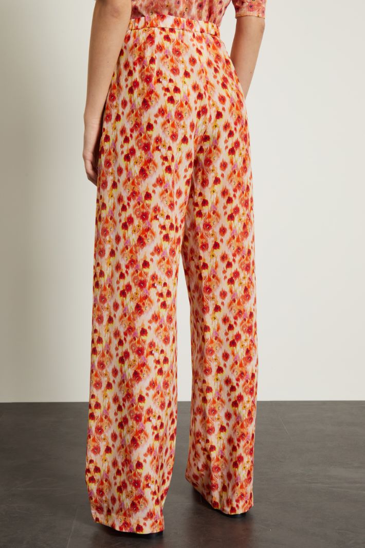 Pantaloni fluidi in seta Fashion Market - 4