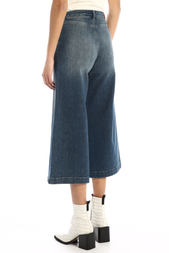 Jeans cropped in denim Fashion Market - 4