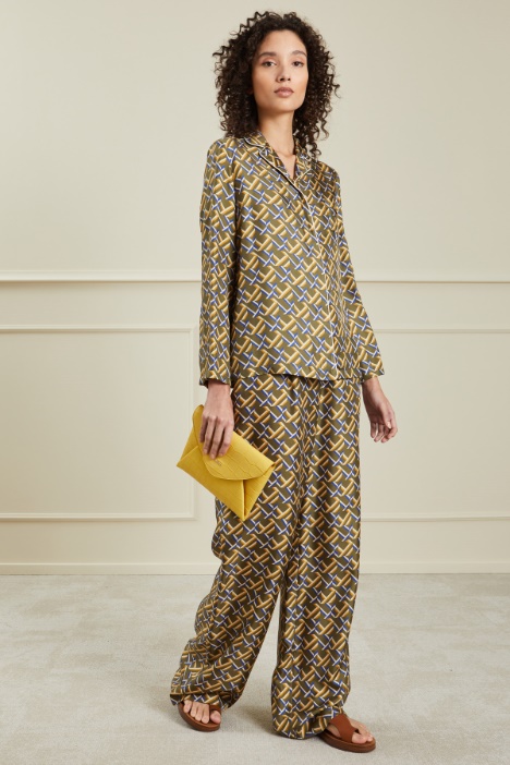 Casacca in twill di seta Fashion Market