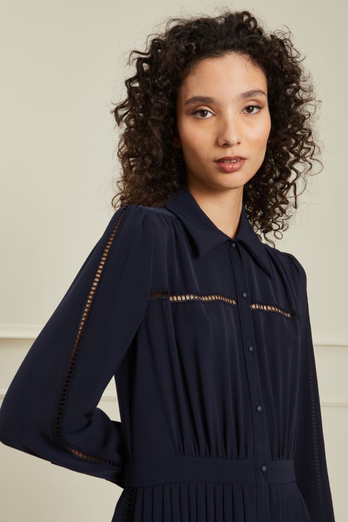 Chemisier in cady - BLU NOTTE - Fashion Market - 3