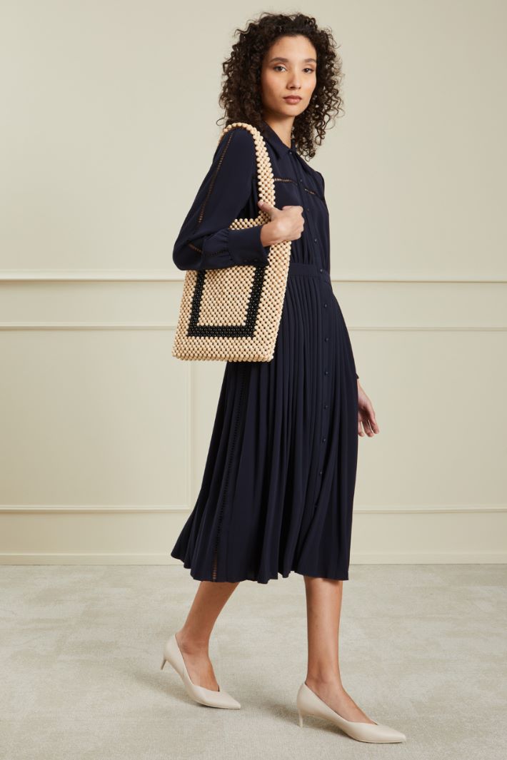 Chemisier in cady - BLU NOTTE - Fashion Market