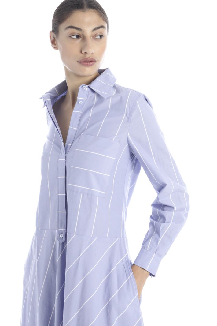 Abito chemisier lungo - AZZURRO - Fashion Market - 2