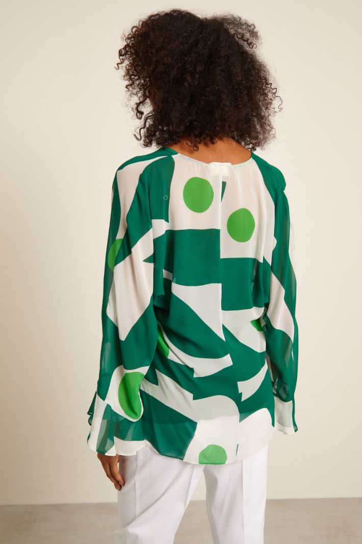 Blusa in georgette Fashion Market - 4