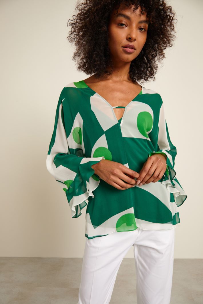 Blusa in georgette Fashion Market - 2