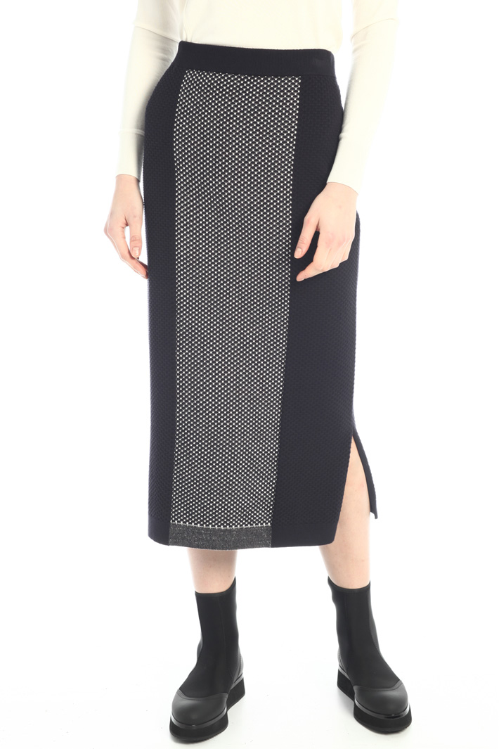 Gonna longuette in maglia Fashion Market - 5