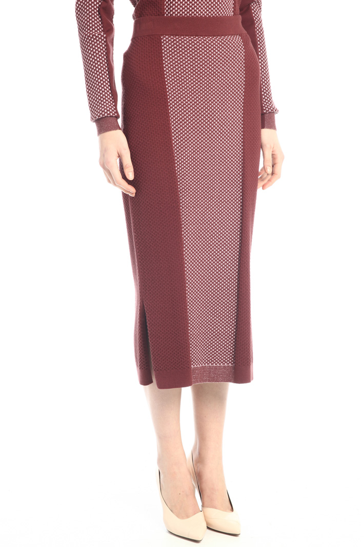 Gonna longuette in maglia Fashion Market - 5