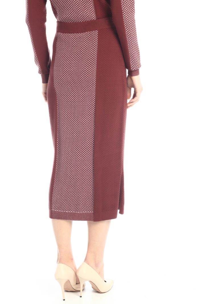 Gonna longuette in maglia Fashion Market - 4