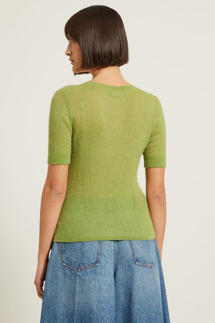 Maglia aderente a coste Fashion Market - 4