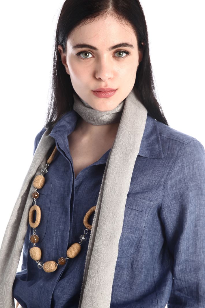 Stola in jacquard di cotone Fashion Market