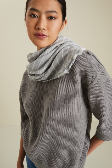 Sciarpa in viscosa tinto filo Fashion Market