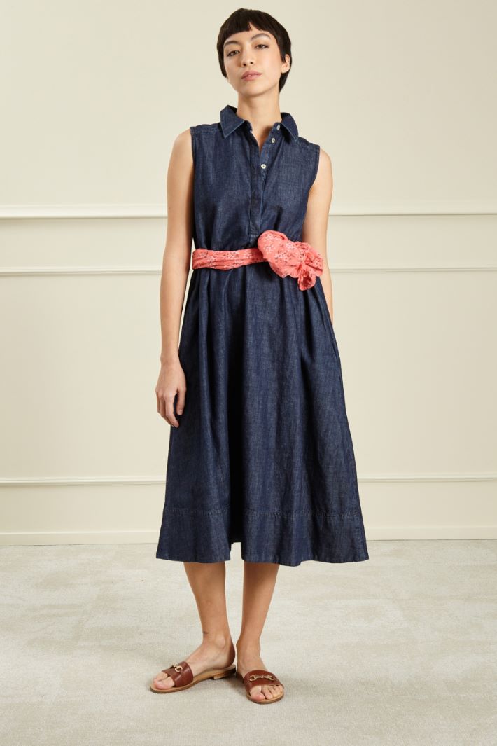 Stola in voile stampato - ROSA ACCESO - Fashion Market - 2
