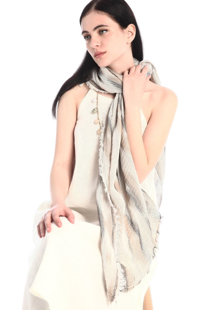 Sciarpa in jacquard di cotone  Fashion Market - 2
