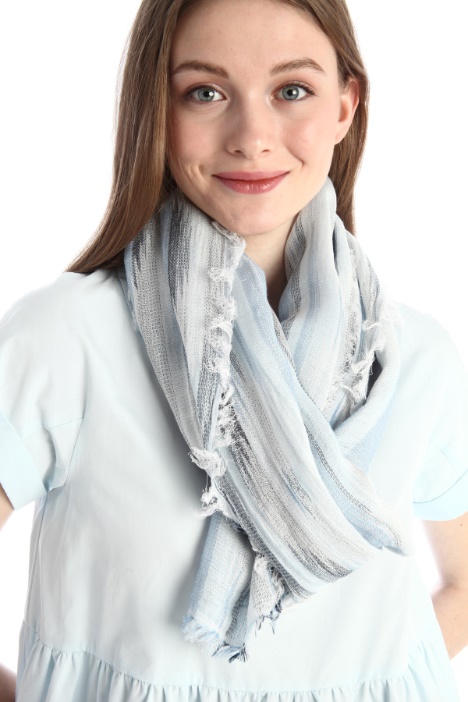 Sciarpa in jacquard di cotone  Fashion Market