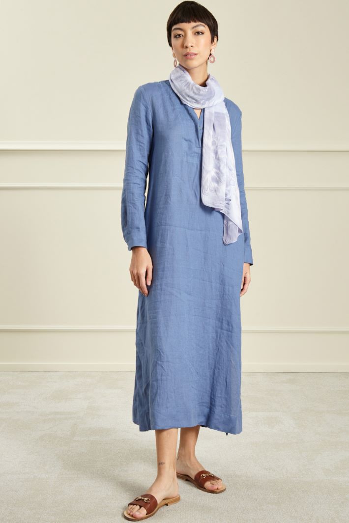 Stola stampata - LILLA - Fashion Market