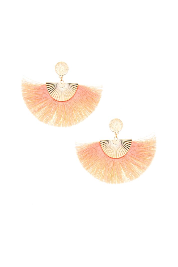 Orecchini a ventaglio - ROSA - Fashion Market