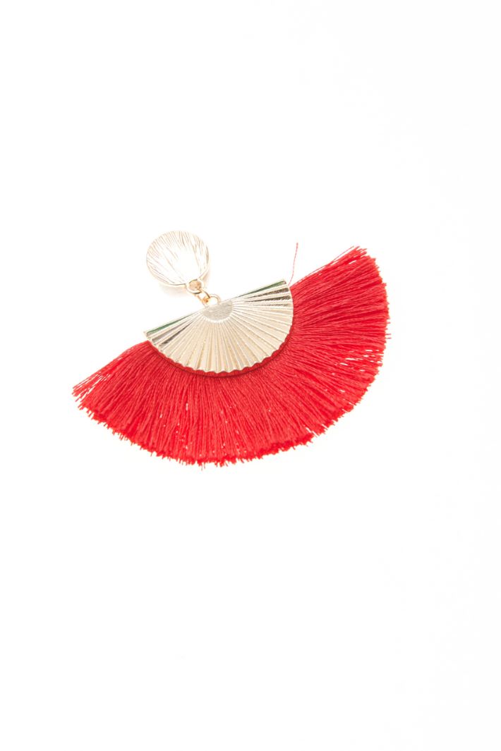 Orecchini a ventaglio - ROSSO ORO - Fashion Market - 2